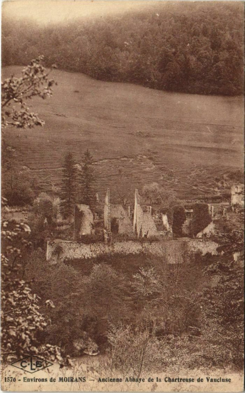 Carte postale ancienne Vaucluse Ancienne Abbaye de la Chartreuse de Vaucluse à Vaucluse