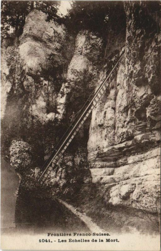 Carte postale ancienne Les Echelles de la Mort