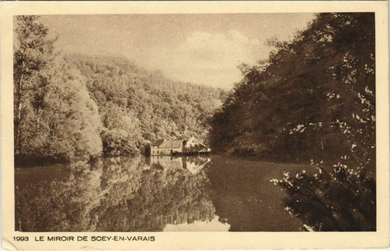 Carte postale ancienne Scey-Maisieres Scey-en-Varais - Le Miroir à Scey-Maisières