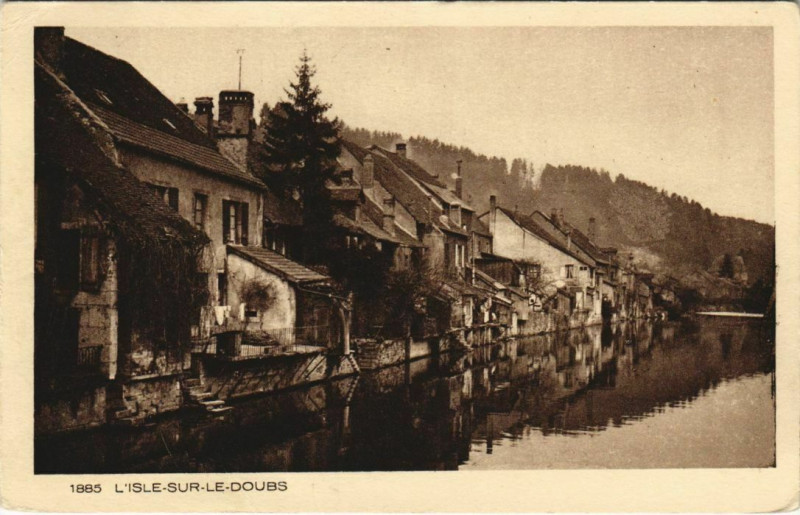 Carte postale ancienne L'Isle-sur-le-Doubs Scene à L'Isle-sur-le-Doubs