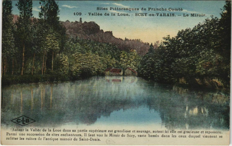 Carte postale ancienne Scey-Maisieres Scey-en-Varais - Le Miroir à Scey-Maisières