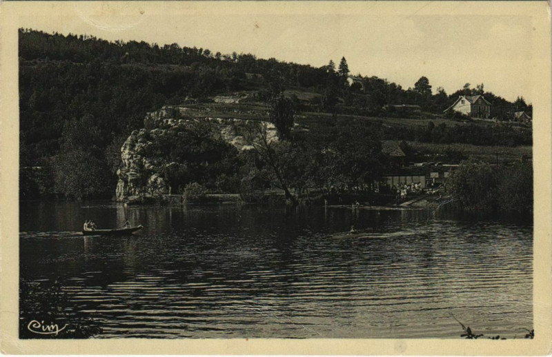 Carte postale ancienne Pont-de-Roide La Plage