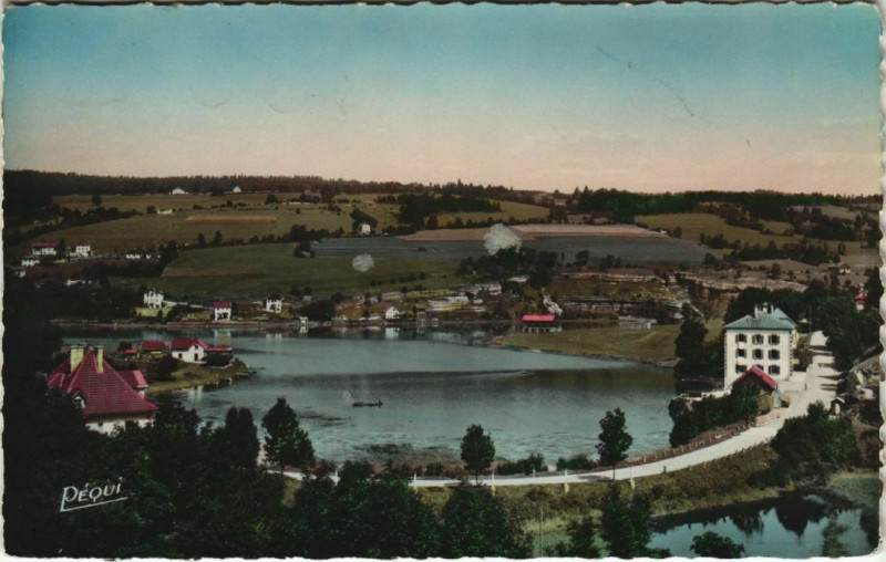 Carte postale ancienne Villers-le-Lac Lac de Chaillexon à Villers-le-Lac