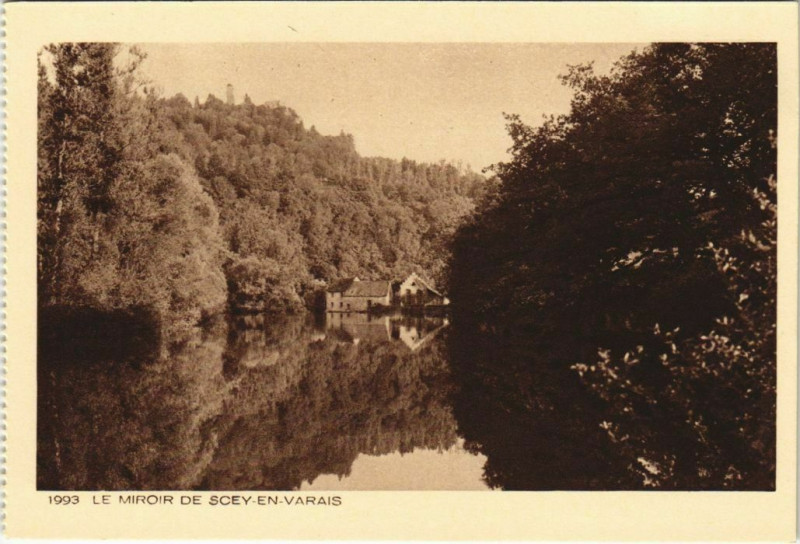Carte postale ancienne Scey-Maisieres Scey-en-Varais - Le Miroir à Scey-Maisières