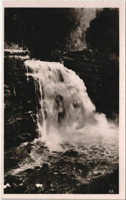 Carte postale ancienne Le Saut du Doubs vu d'En Haut à Doubs
