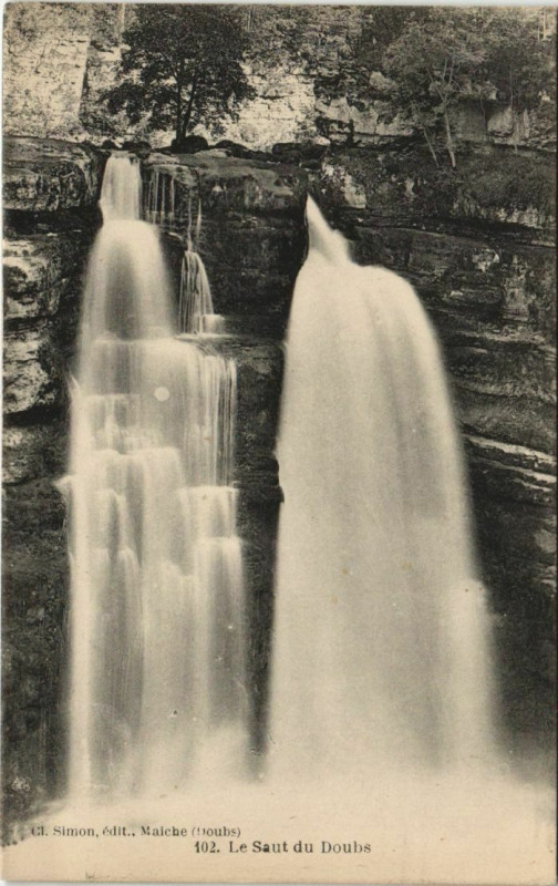 Carte postale ancienne Le Saut du Doubs à Doubs