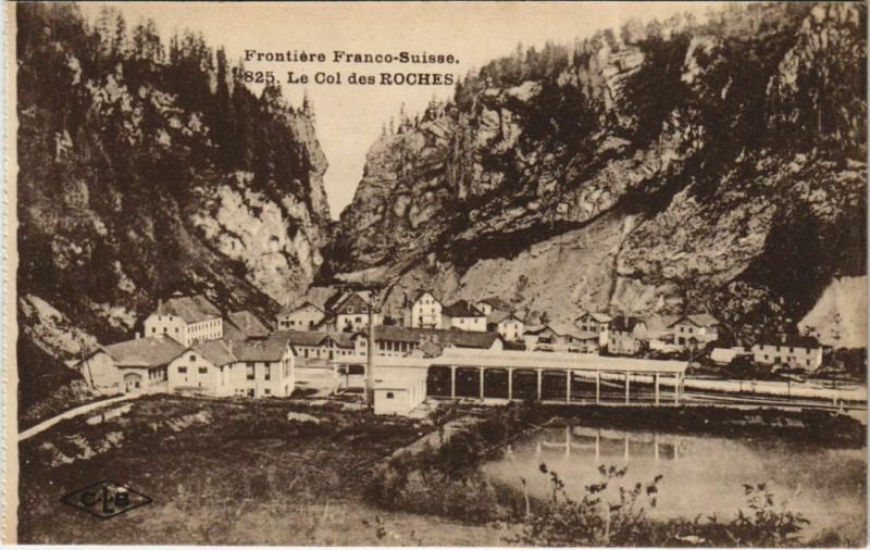 Carte postale ancienne Le Col des Roches