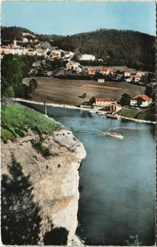 Carte postale ancienne Villers-le-Lac Les Brenets - Village Suisse - Vue - View à Villers-le-Lac