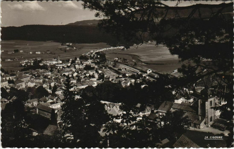 Carte postale ancienne Morteau Vue Generale à Morteau