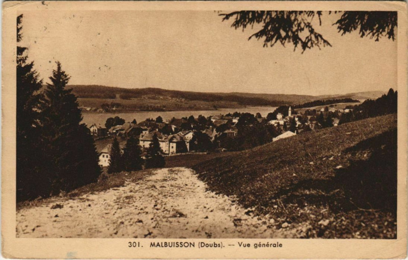 Carte postale ancienne Malbuisson Vue Generale à Malbuisson