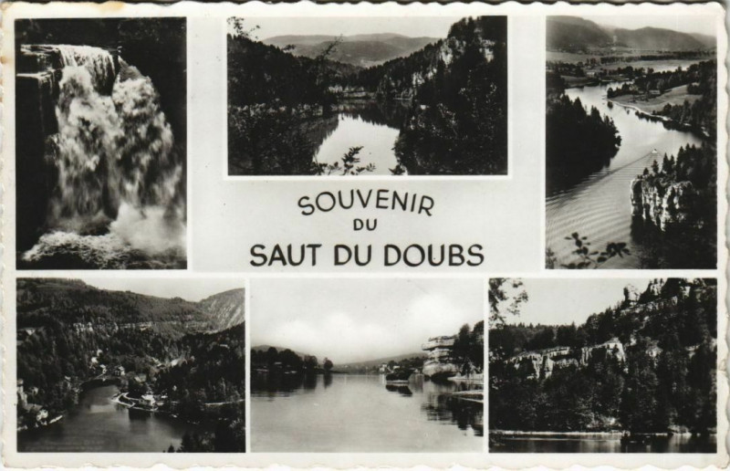 Carte postale ancienne Saut du Doubs - Scenes - Views à Doubs