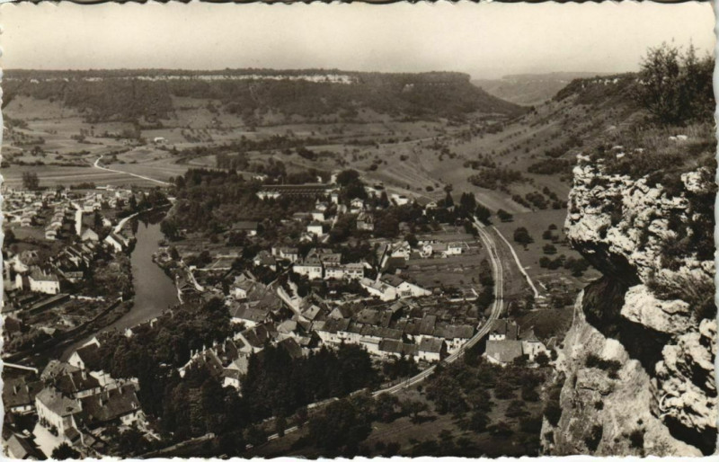 Carte postale ancienne Ornans Vue Generale à Ornans