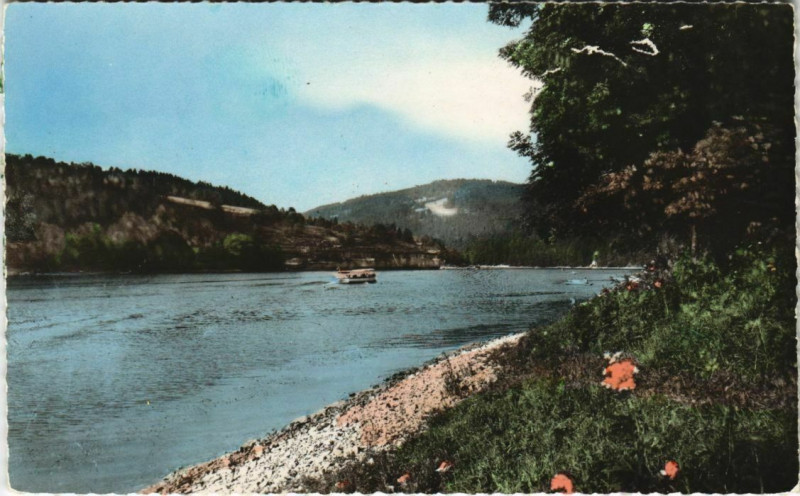 Carte postale ancienne Villers-le-Lac Entree des Bassins à Villers-le-Lac