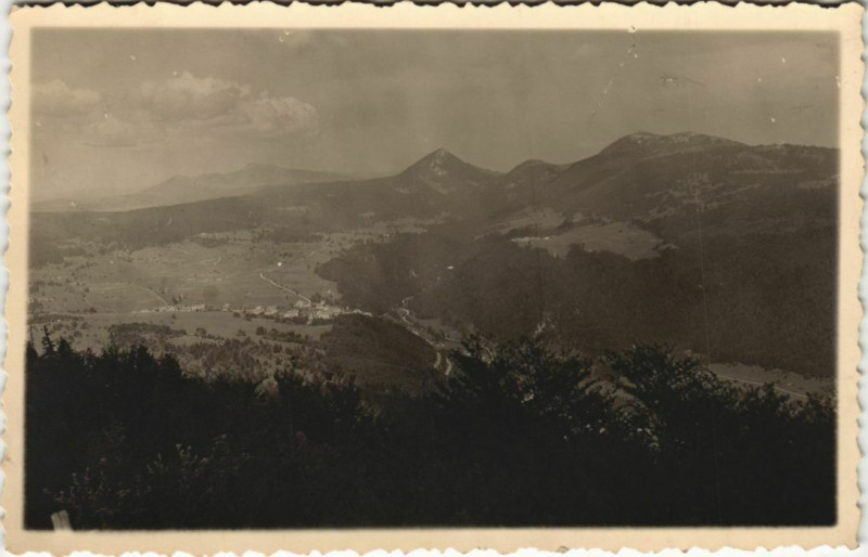 Carte postale ancienne Jougne Vue Panoramique à Jougne