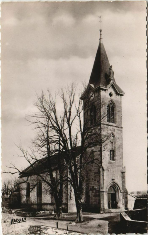 Carte postale ancienne Amancey L'Eglise à Amancey