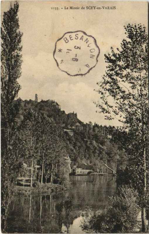 Carte postale ancienne Scey-Maisieres Scey-en-Varais - Le Miroir de Scey à Scey-Maisières
