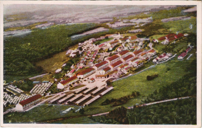 Carte postale ancienne Valdahon Vue Generale du Camp à Valdahon