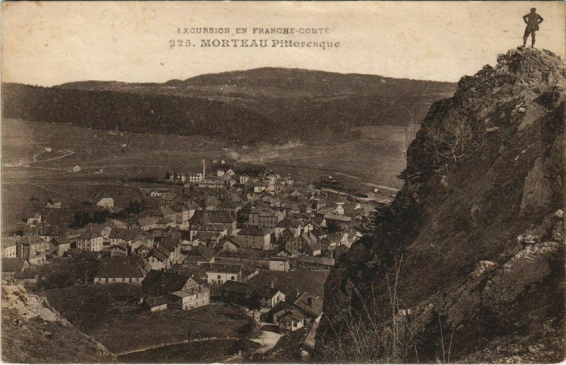 Carte postale ancienne Morteau Vue Panoramique à Morteau