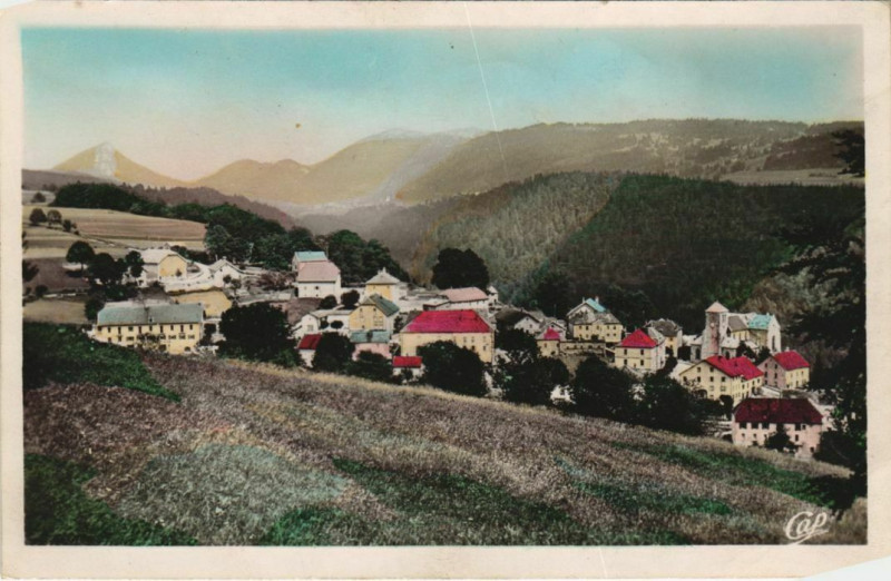 Carte postale ancienne Jougne Vue Generale à Jougne