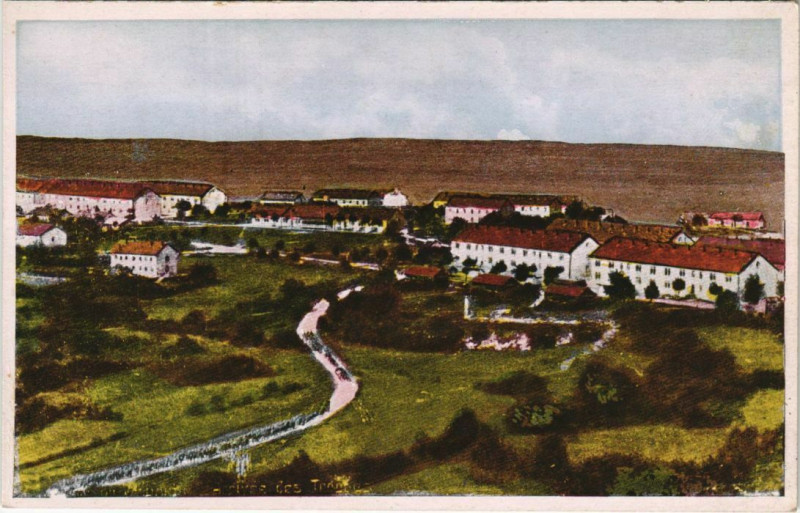 Carte postale ancienne Valdahon Camp du Valdahon - Arrivee des Troupes à Valdahon