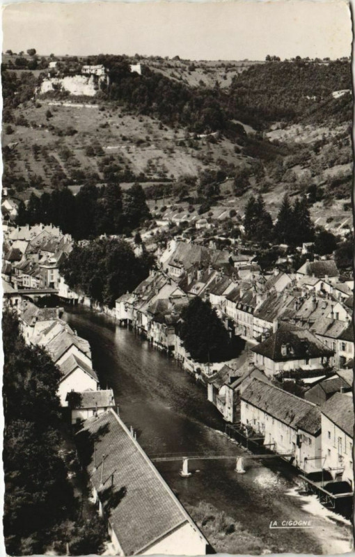 Carte postale ancienne Ornans Vue Generale à Ornans