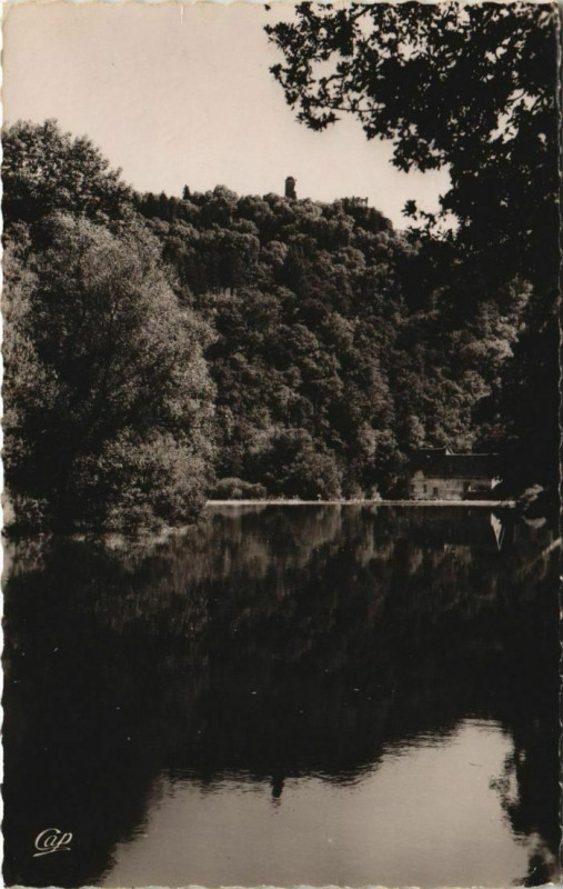 Carte postale ancienne Ornans Le Miroir de Scey à Ornans