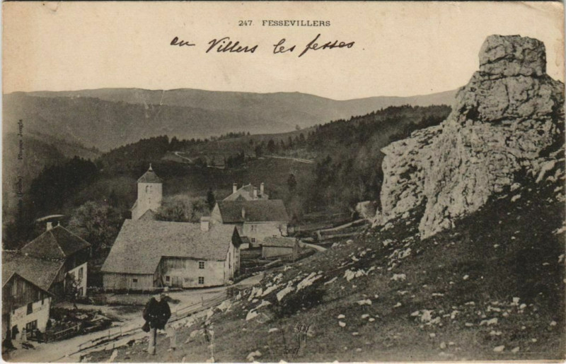 Carte postale ancienne Fessevillers Vue - View à Fessevillers
