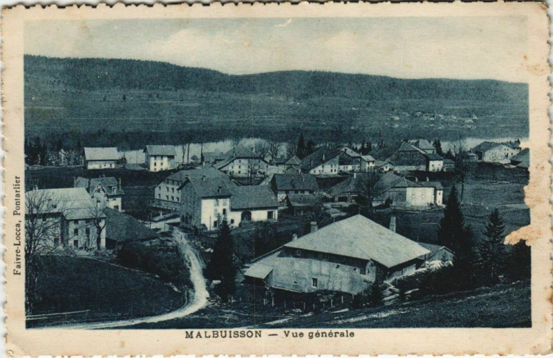 Carte postale ancienne Malbuisson Vue Generale à Malbuisson