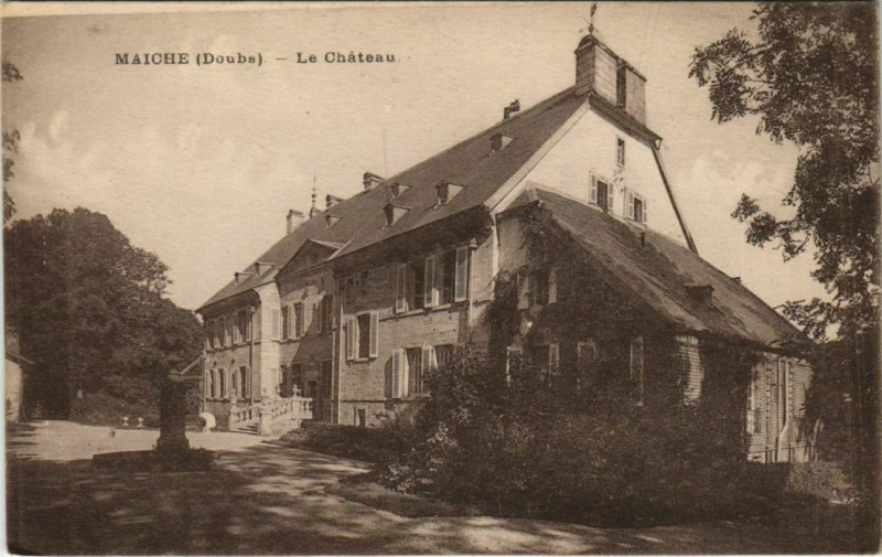 Carte postale ancienne Maiche Le Chateau à Maîche