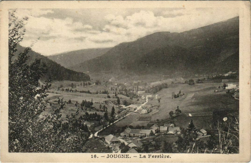 Carte postale ancienne Jougne La Ferriere à Jougne