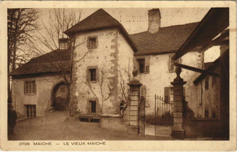 Carte postale ancienne Maiche Le Vieux Maiche à Maîche