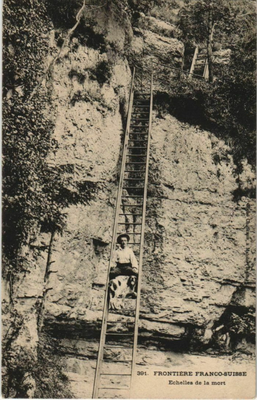 Carte postale ancienne Echelles de la Mort
