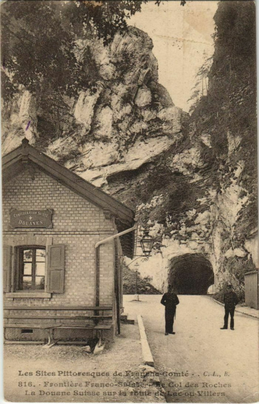 Carte postale ancienne Le Col-des-Roches