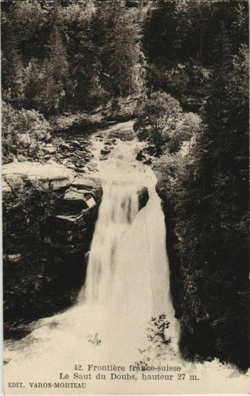 Carte postale ancienne Le Saut do Doubs à Doubs