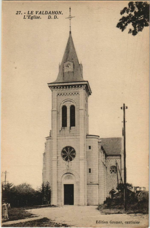 Carte postale ancienne Valdahon L'Eglise à Valdahon