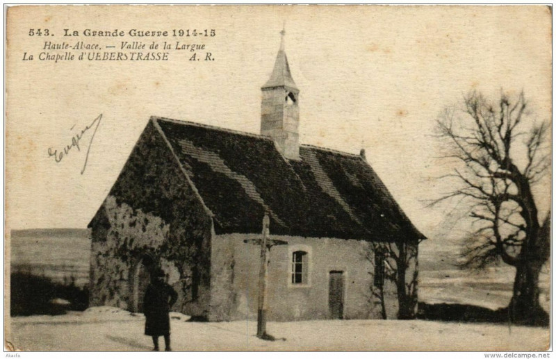 Carte postale ancienne Vallée de la Largue La Chapelle d'Ueberstrasse