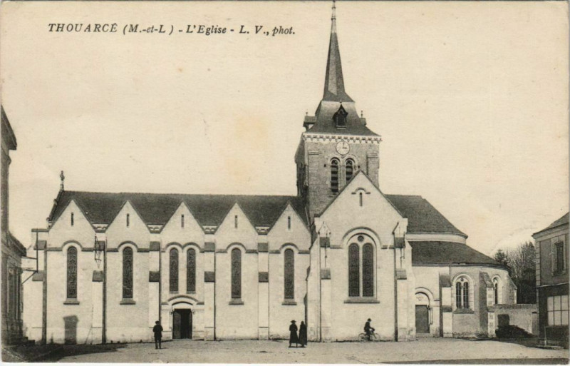 Carte postale ancienne Thouarce L'Eglise