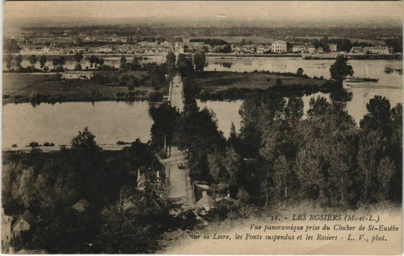Carte postale ancienne Les Rosiers