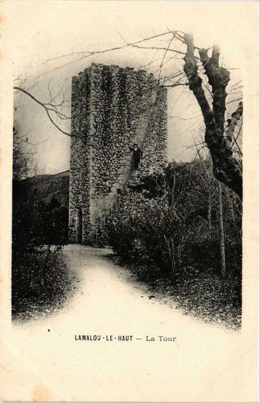 Carte postale ancienne Lamalou-le-Haut La Tour