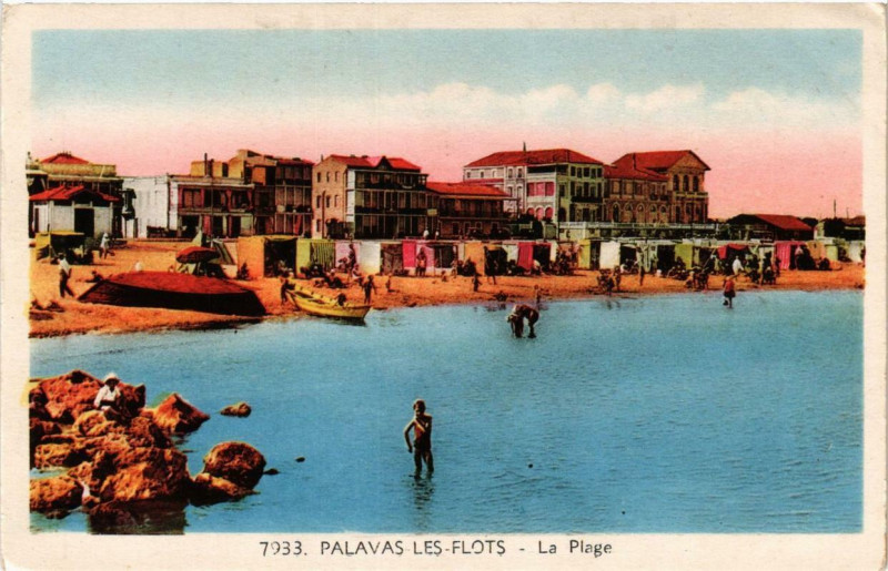 Carte postale ancienne Palavas-les-Flots La Plage à Palavas-les-Flots