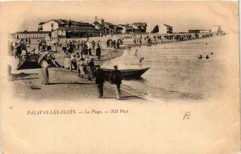 Carte postale ancienne Palavas-les-Flots La Plage à Palavas-les-Flots