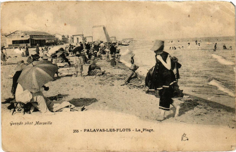 Carte postale ancienne Palavas-les-Flots La Plage à Palavas-les-Flots