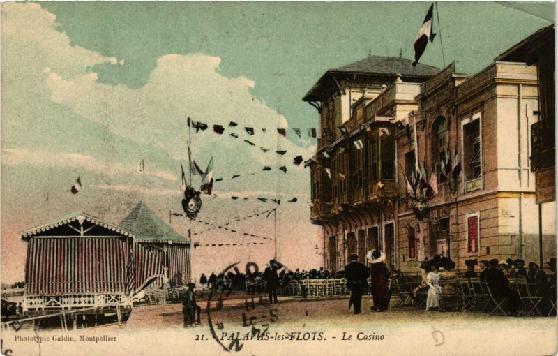 Carte postale ancienne Palavas-les-Flots Le Casino à Palavas-les-Flots