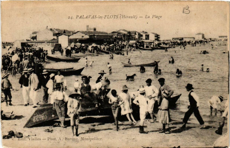 Carte postale ancienne Palavas-les-Flots La Plage à Palavas-les-Flots