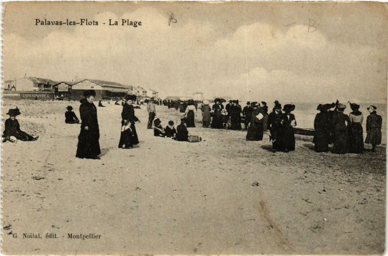 Carte postale ancienne Palavas-les-Flots La Plage à Palavas-les-Flots
