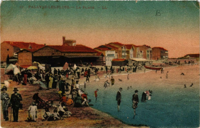 Carte postale ancienne Palavas-les-Flots La Plage à Palavas-les-Flots