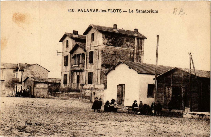 Carte postale ancienne Palavas-les-Flots Le Sanatorium à Palavas-les-Flots