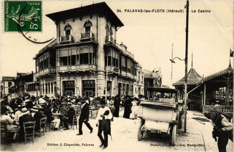 Carte postale ancienne Palavas-les-Flots Le Casino à Palavas-les-Flots