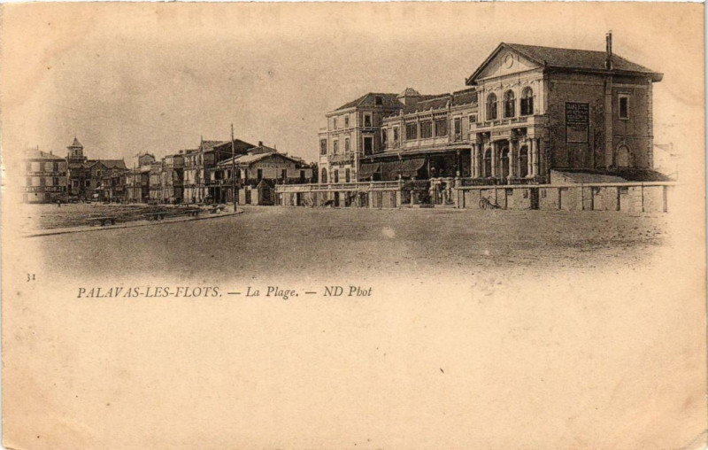 Carte postale ancienne Palavas-les-Flots La Plage à Palavas-les-Flots