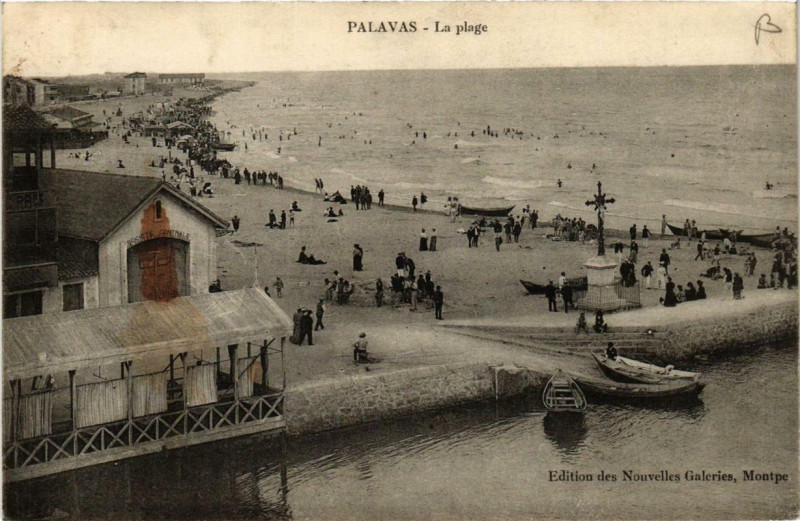 Carte postale ancienne Palavas La Plage